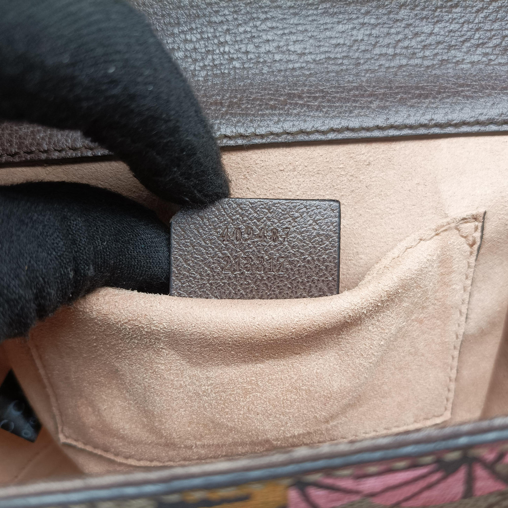 Padlock Brown PVC coated canvas 409487 C021107660パドロック ブラウン PVCコーティングキャンバス 409487 C021107660