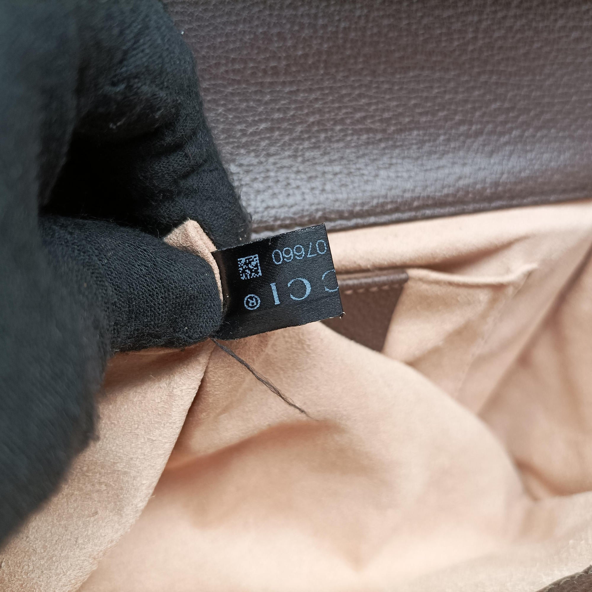 Padlock Brown PVC coated canvas 409487 C021107660パドロック ブラウン PVCコーティングキャンバス 409487 C021107660