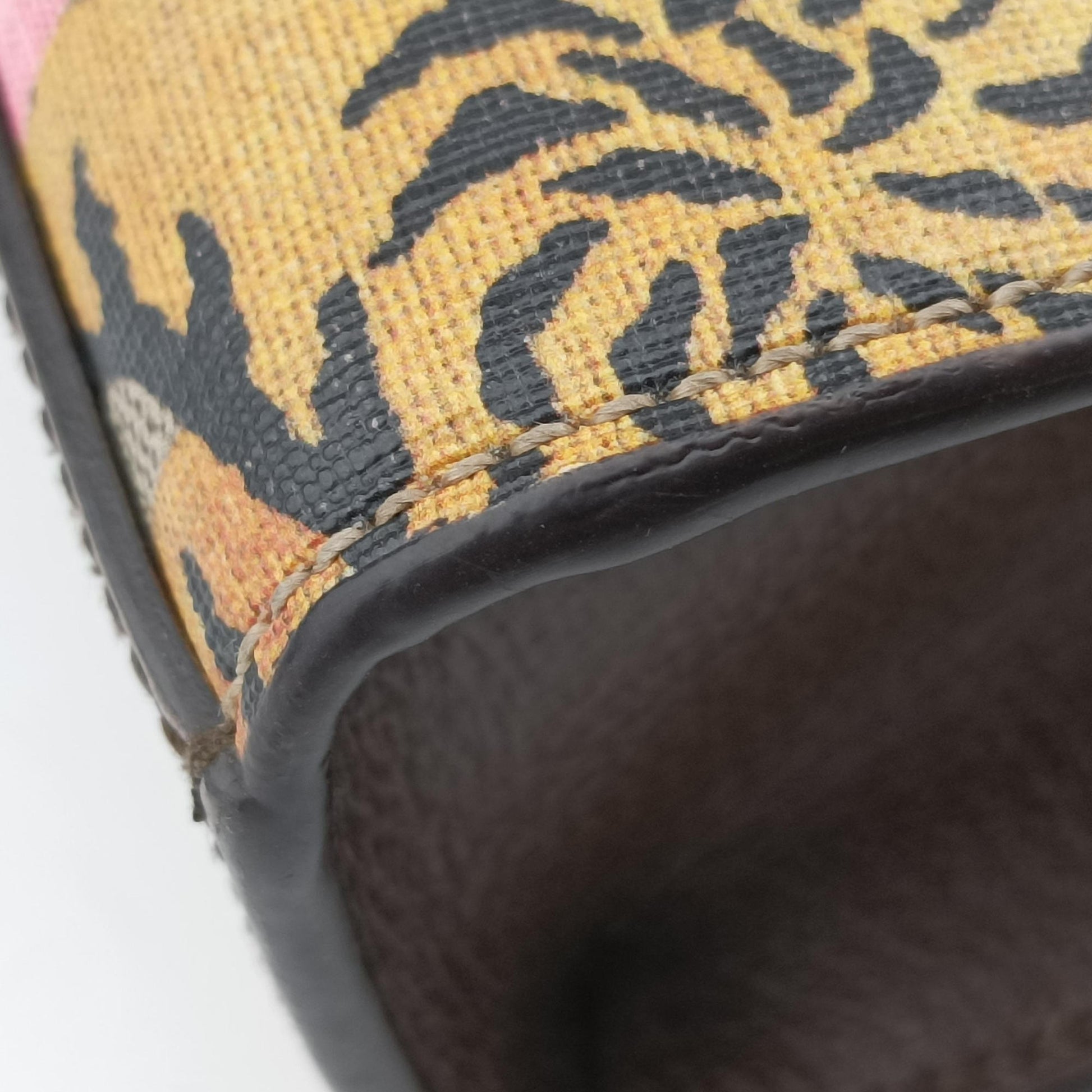 Padlock Brown PVC coated canvas 409487 C021107660パドロック ブラウン PVCコーティングキャンバス 409487 C021107660