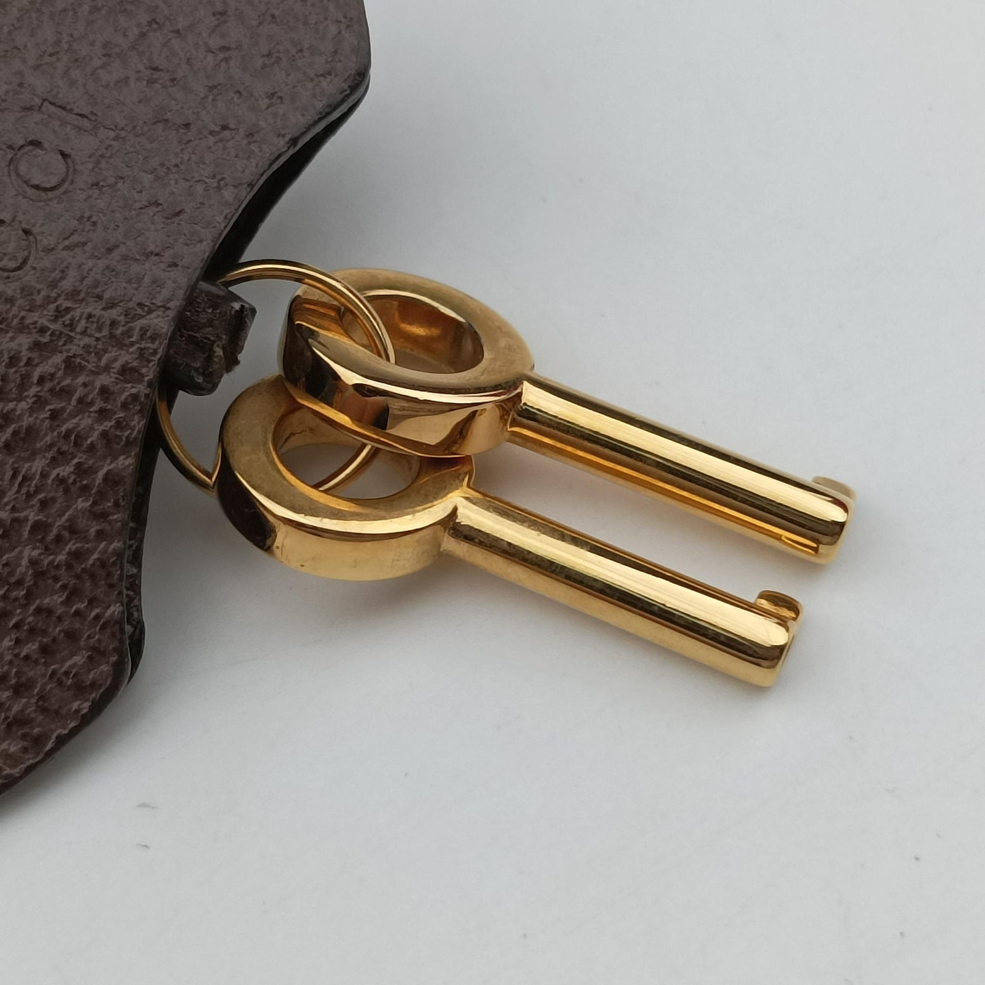 Padlock Brown PVC coated canvas 409487 C021107660パドロック ブラウン PVCコーティングキャンバス 409487 C021107660