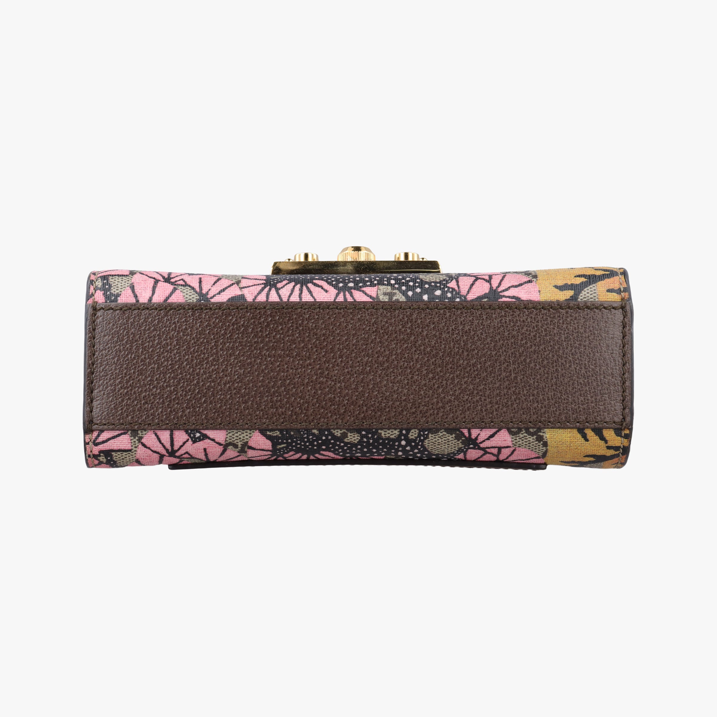Padlock Brown PVC coated canvas 409487 C021107660パドロック ブラウン PVCコーティングキャンバス 409487 C021107660