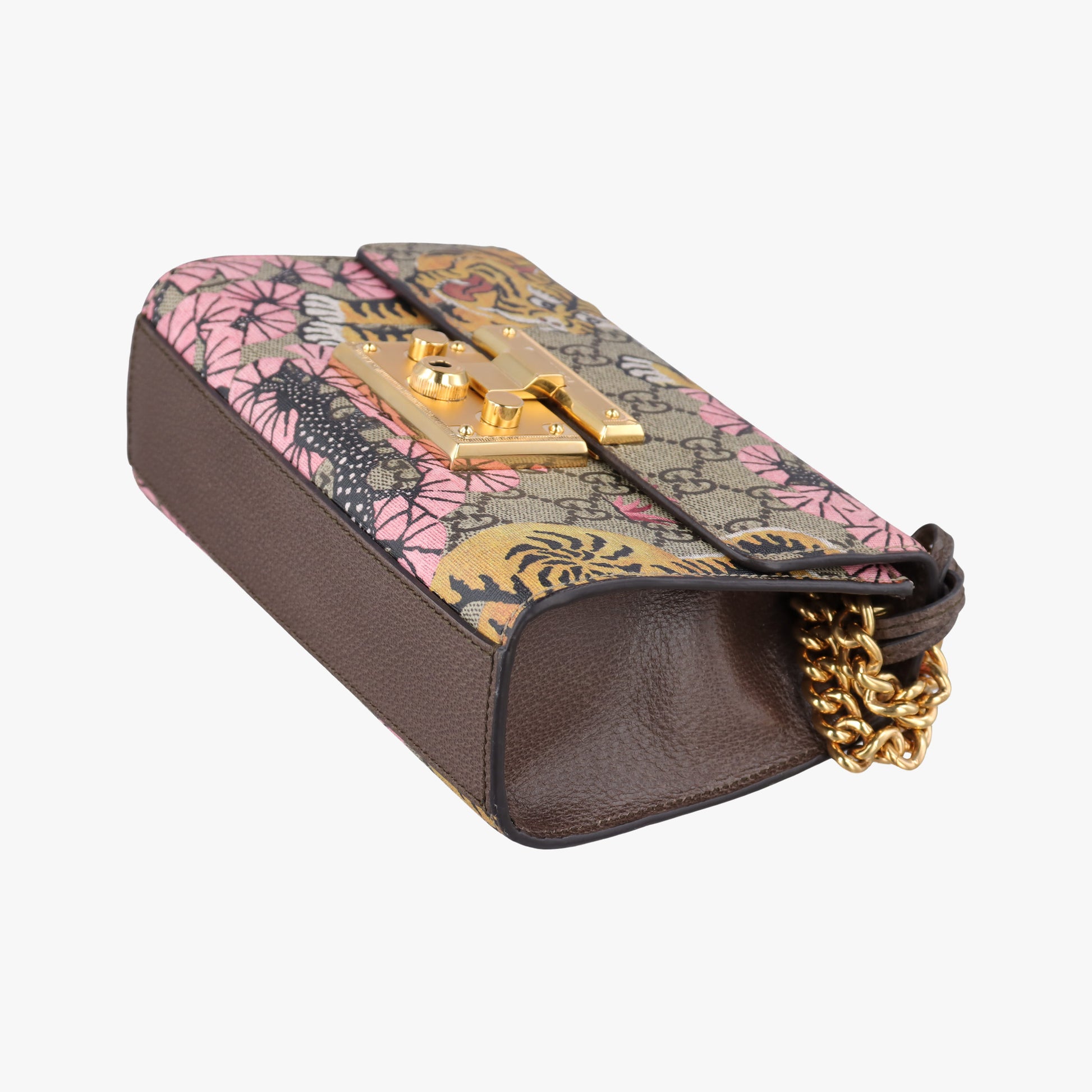 Padlock Brown PVC coated canvas 409487 C021107660パドロック ブラウン PVCコーティングキャンバス 409487 C021107660