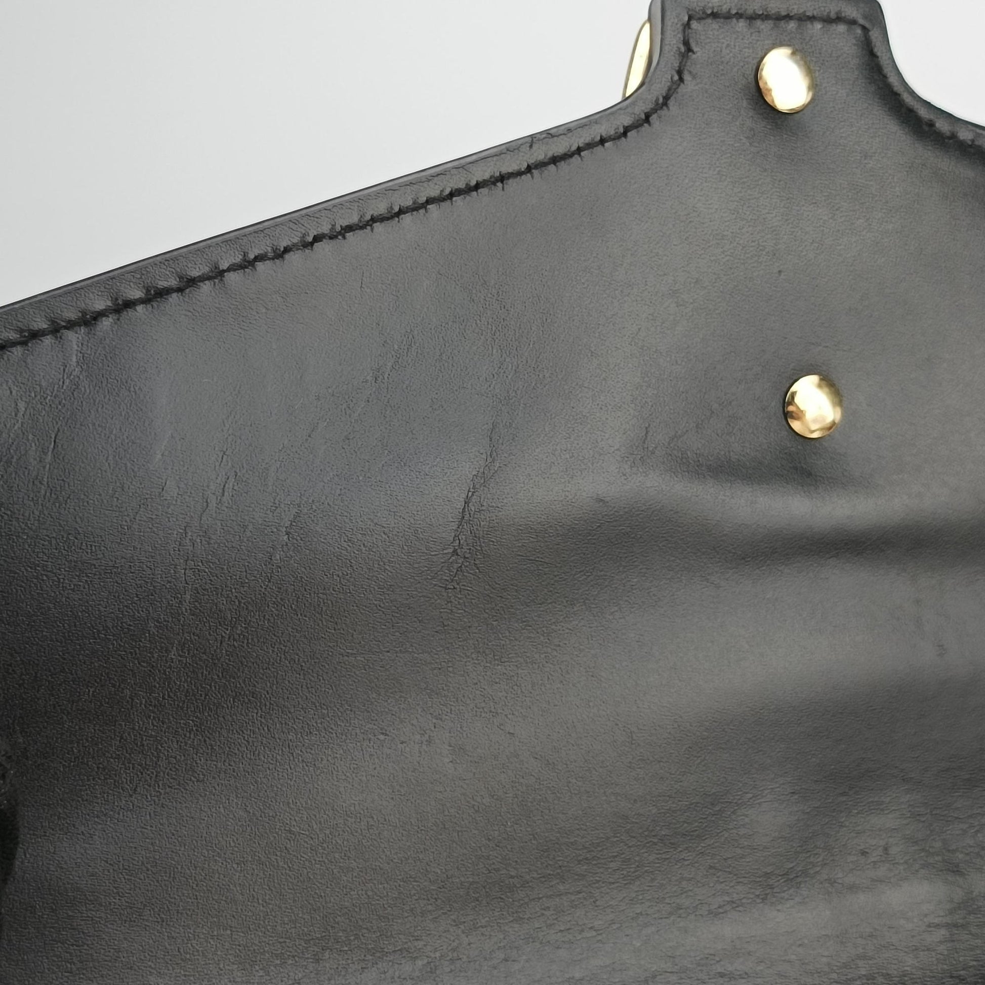 Sylvie Black Leather 421882 D021037629シルヴィ ブラック レザー 421882 D021037629