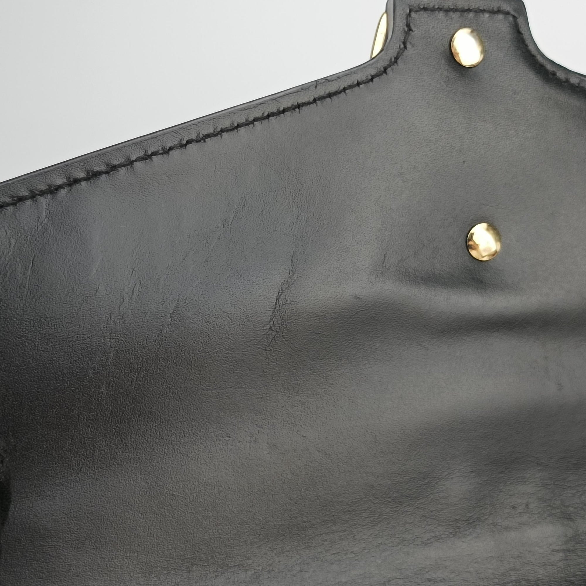 Sylvie Black Leather 421882 D021037629シルヴィ ブラック レザー 421882 D021037629