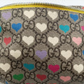 kids GG Top strawberry Print beige×multi PVC coated canvas 502095 C031324356キッズ GG トップ ストロベリー プリント ベージュ×マルチ PVCコーティングキャンバス 502095 C031324356