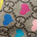 kids GG Top strawberry Print beige×multi PVC coated canvas 502095 C031324356キッズ GG トップ ストロベリー プリント ベージュ×マルチ PVCコーティングキャンバス 502095 C031324356