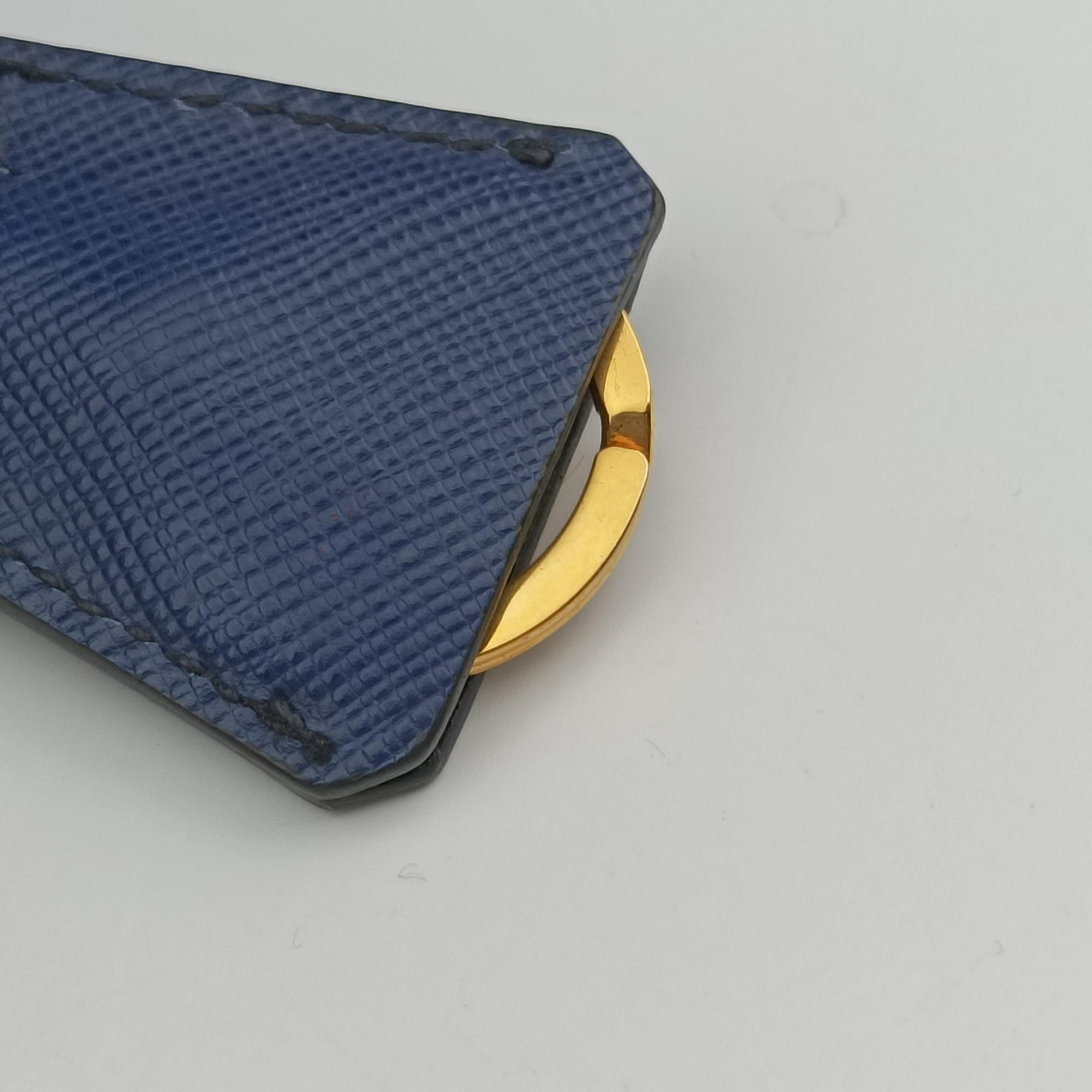 Galleria Blue SAFFIANO Leather BN2274 7 Lガレリア ブルー サフィアーノレザー BN2274 7 L