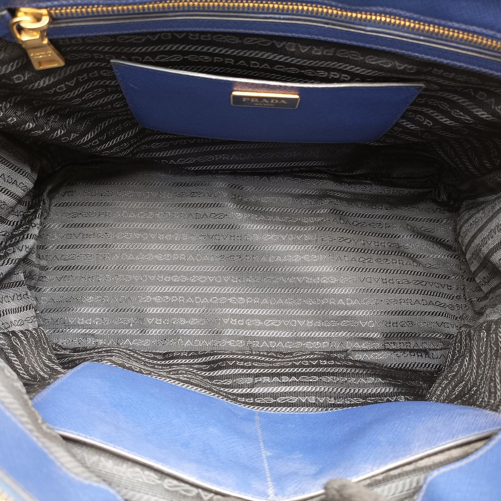 Galleria Blue SAFFIANO Leather BN2274 7 Lガレリア ブルー サフィアーノレザー BN2274 7 L