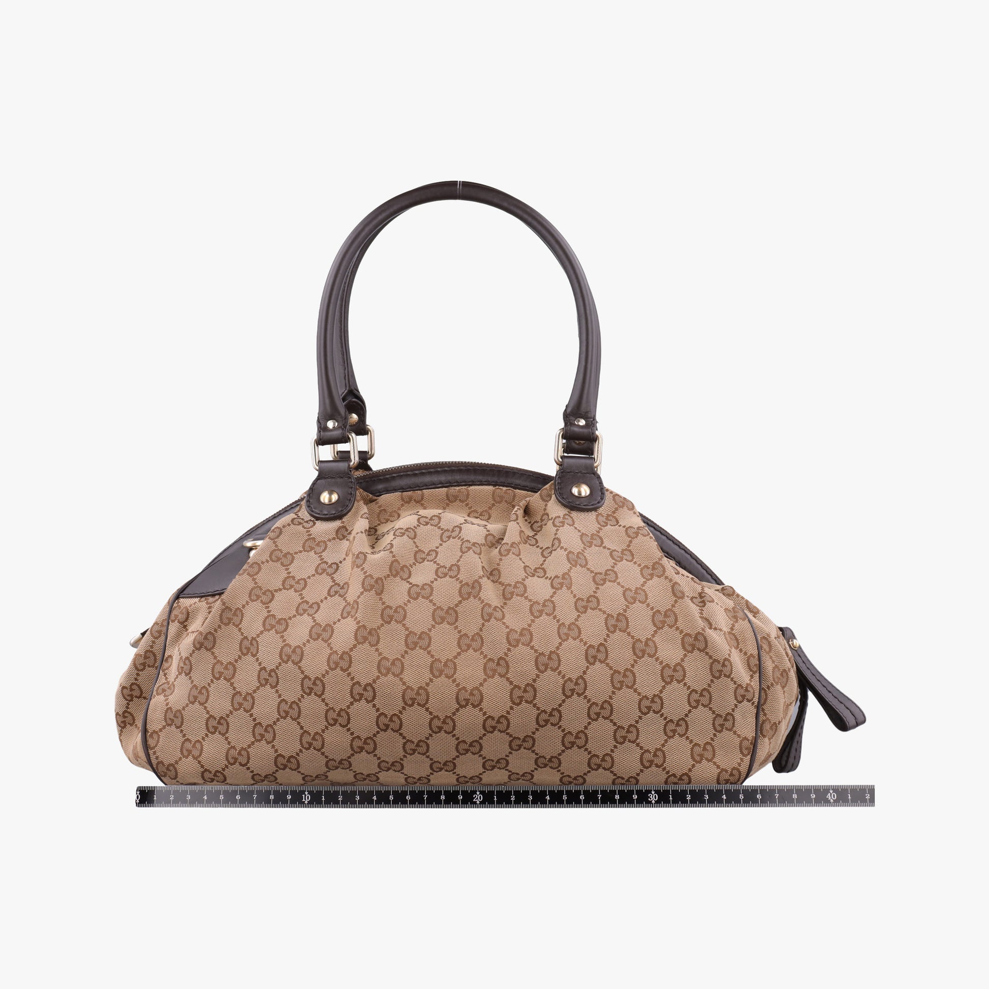 Sukey GUCCISSIMA Beige×Brown canvas 223974 E012774439スーキー ディアマンテ ベージュ×ブラウン キャンバス 223974 E012774439