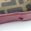 Baguette Zucchino Brown × Red canvas×leather 8BT180 8BT180-FQ8 119-2566マンマバケット ズッキーノ柄 ブラウン × レッド キャンバス×レザー 8BT180 8BT180-FQ8 119-2566