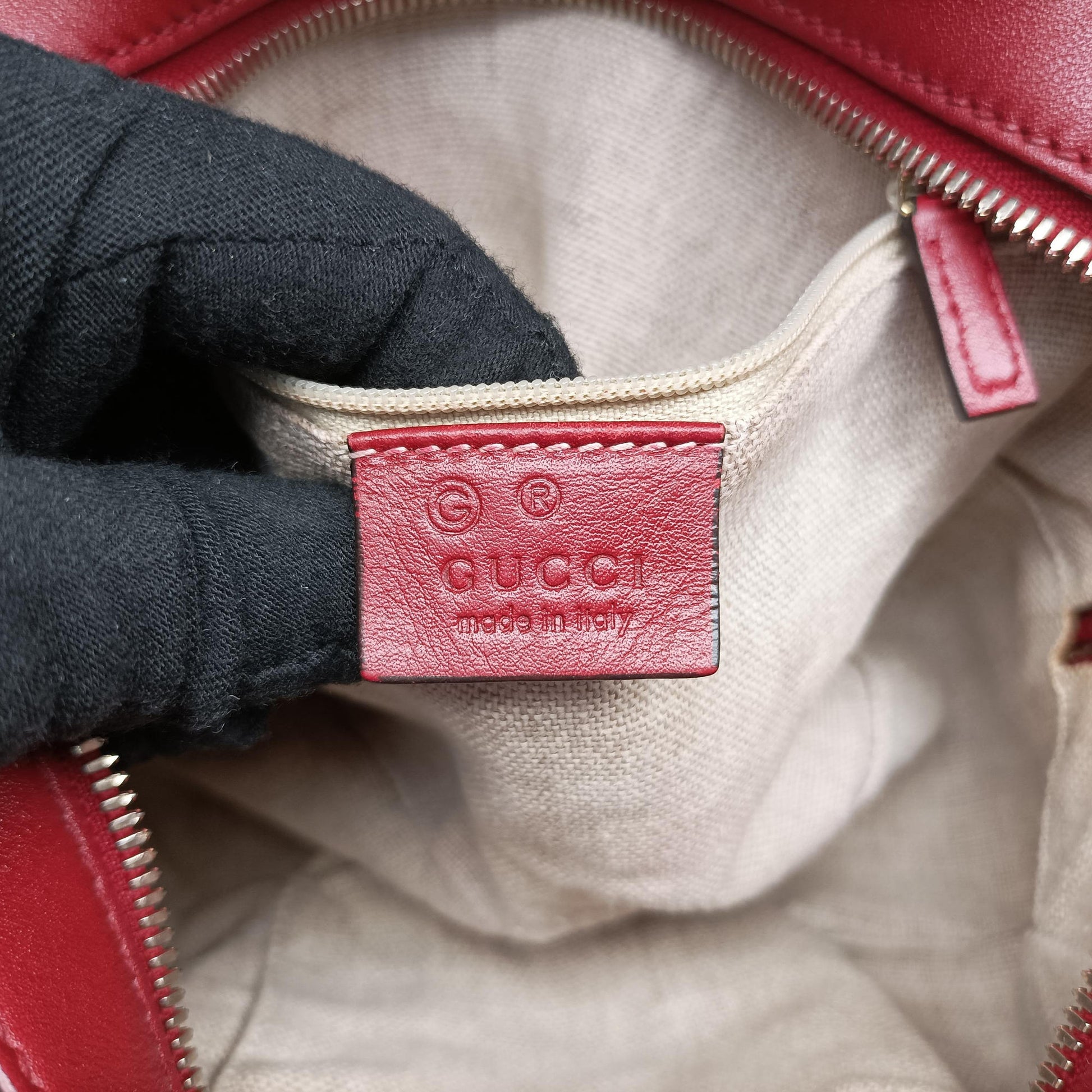 Microguccissima Red Leather 510289 E023878261マイクログッチシマ レッド レザー 510289 E023878261