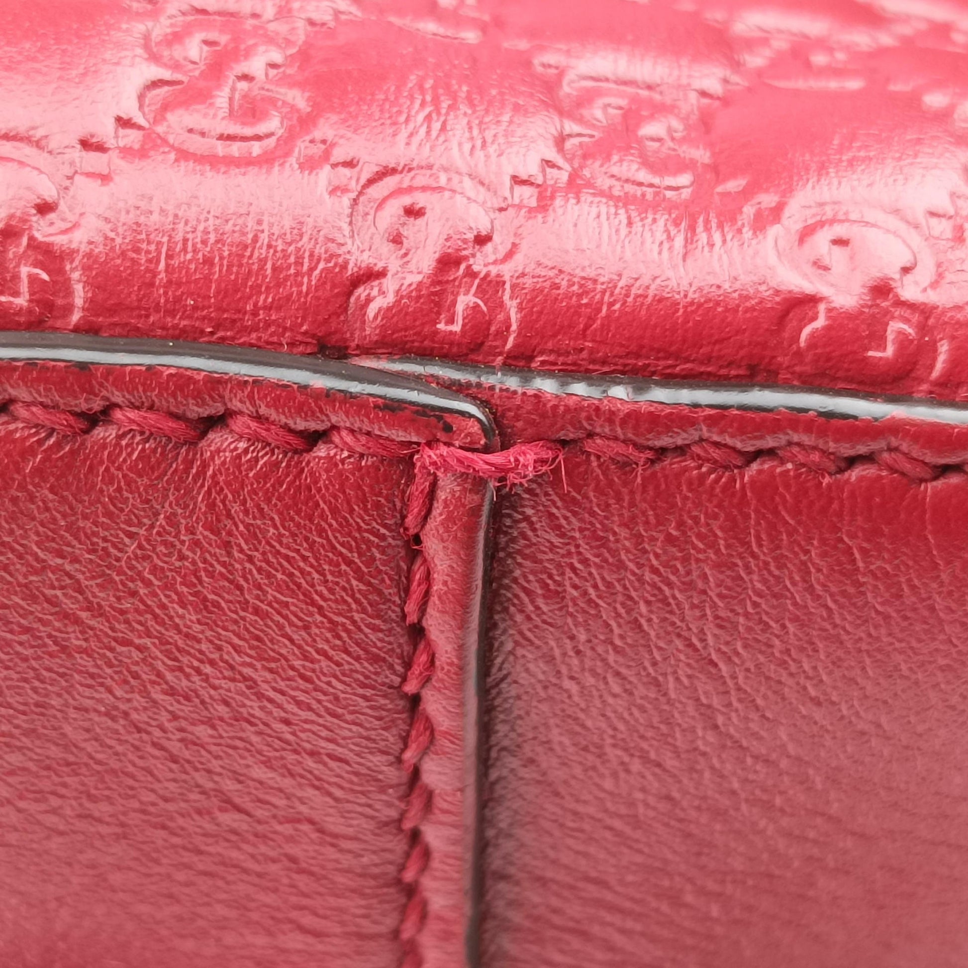Microguccissima Red Leather 510289 E023878261マイクログッチシマ レッド レザー 510289 E023878261