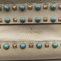 My Rockstud Rolling Flap Top Handle White Leather BL-K997VQ20マイ ロックスタッズ ローリング ホワイト レザー BL-K997VQ20
