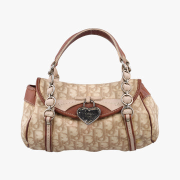 Romantique Trotter Beige x White x Pink PVC Coated Canvas x leather 01-RU-0037ロマンティック トロッター ベージュ×ホワイト×ピンク PVCコーティングキャンバスxレザー 01-RU-0037