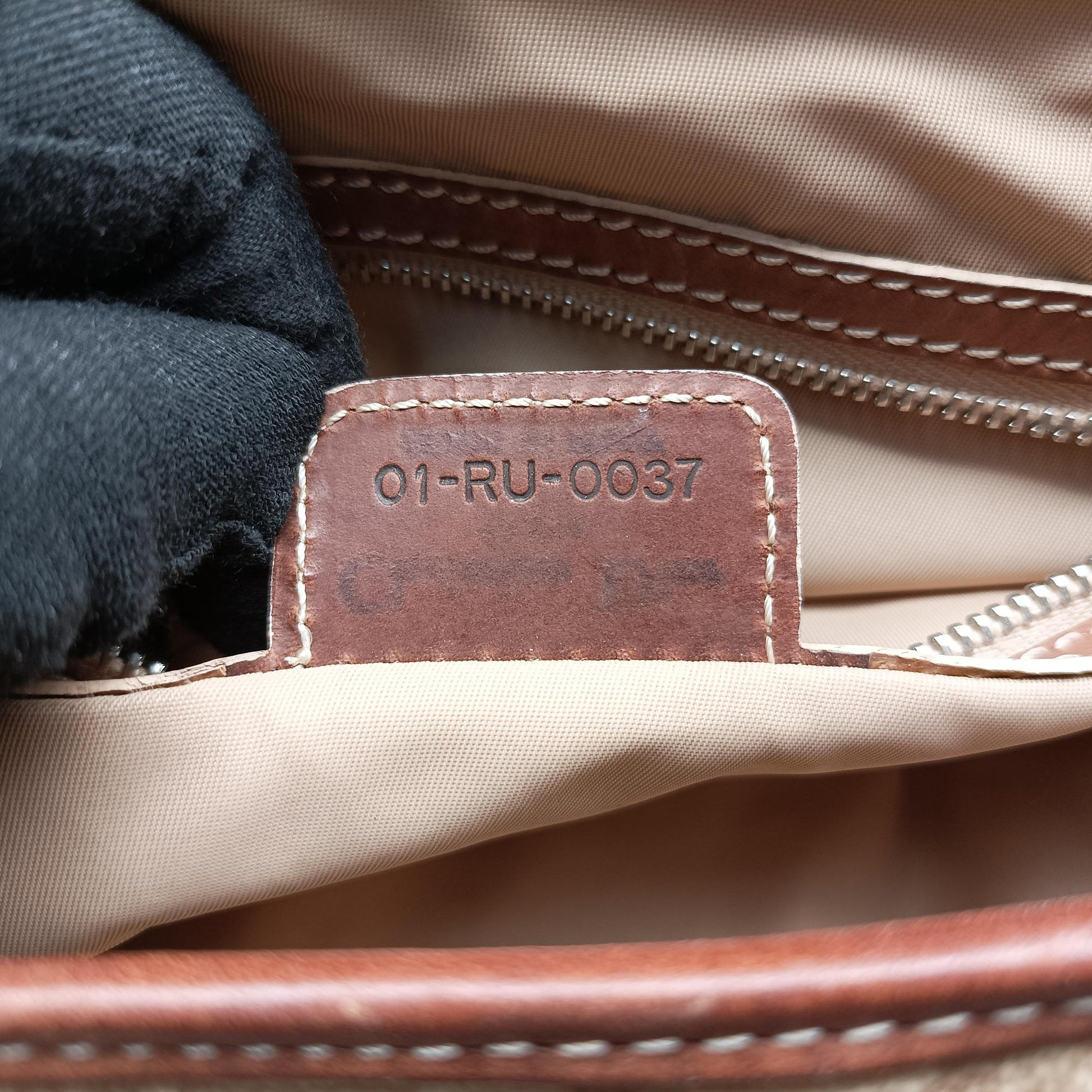 Romantique Trotter Beige x White x Pink PVC Coated Canvas x leather 01-RU-0037ロマンティック トロッター ベージュ×ホワイト×ピンク PVCコーティングキャンバスxレザー 01-RU-0037