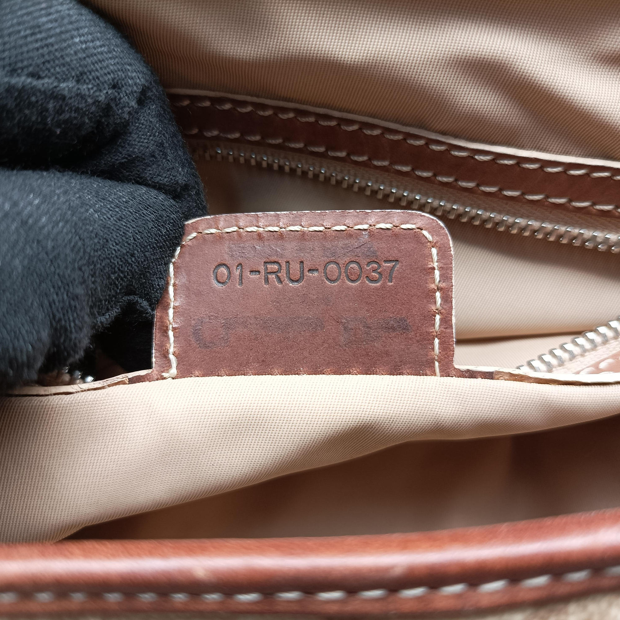 Romantique Trotter Beige x White x Pink PVC Coated Canvas x leather 01-RU-0037ロマンティック トロッター ベージュ×ホワイト×ピンク PVCコーティングキャンバスxレザー 01-RU-0037