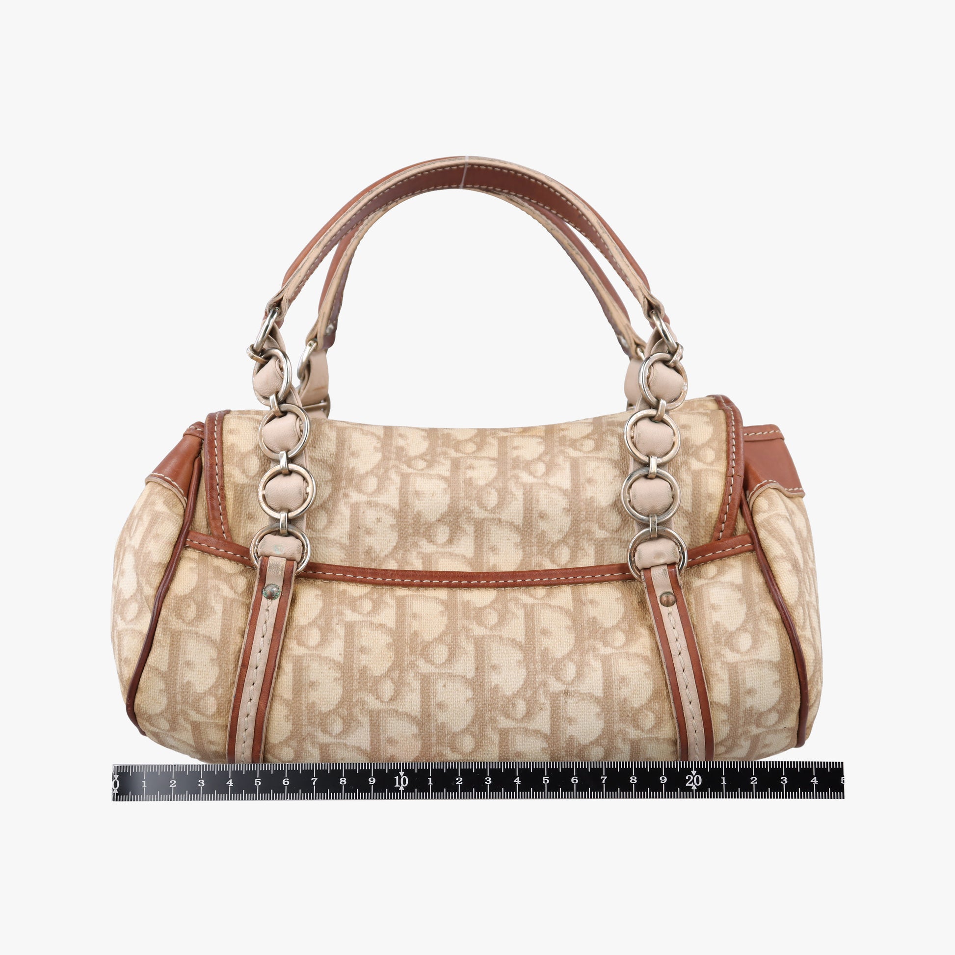 Romantique Trotter Beige x White x Pink PVC Coated Canvas x leather 01-RU-0037ロマンティック トロッター ベージュ×ホワイト×ピンク PVCコーティングキャンバスxレザー 01-RU-0037