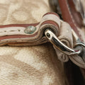 Romantique Trotter Beige x White x Pink PVC Coated Canvas x leather 01-RU-0037ロマンティック トロッター ベージュ×ホワイト×ピンク PVCコーティングキャンバスxレザー 01-RU-0037