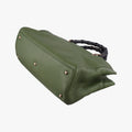 Bamboo Shopper Green Leather 323660 B015978648バンブーショッパー グリーン レザー 323660 B015978648