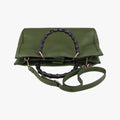 Bamboo Shopper Green Leather 323660 B015978648バンブーショッパー グリーン レザー 323660 B015978648