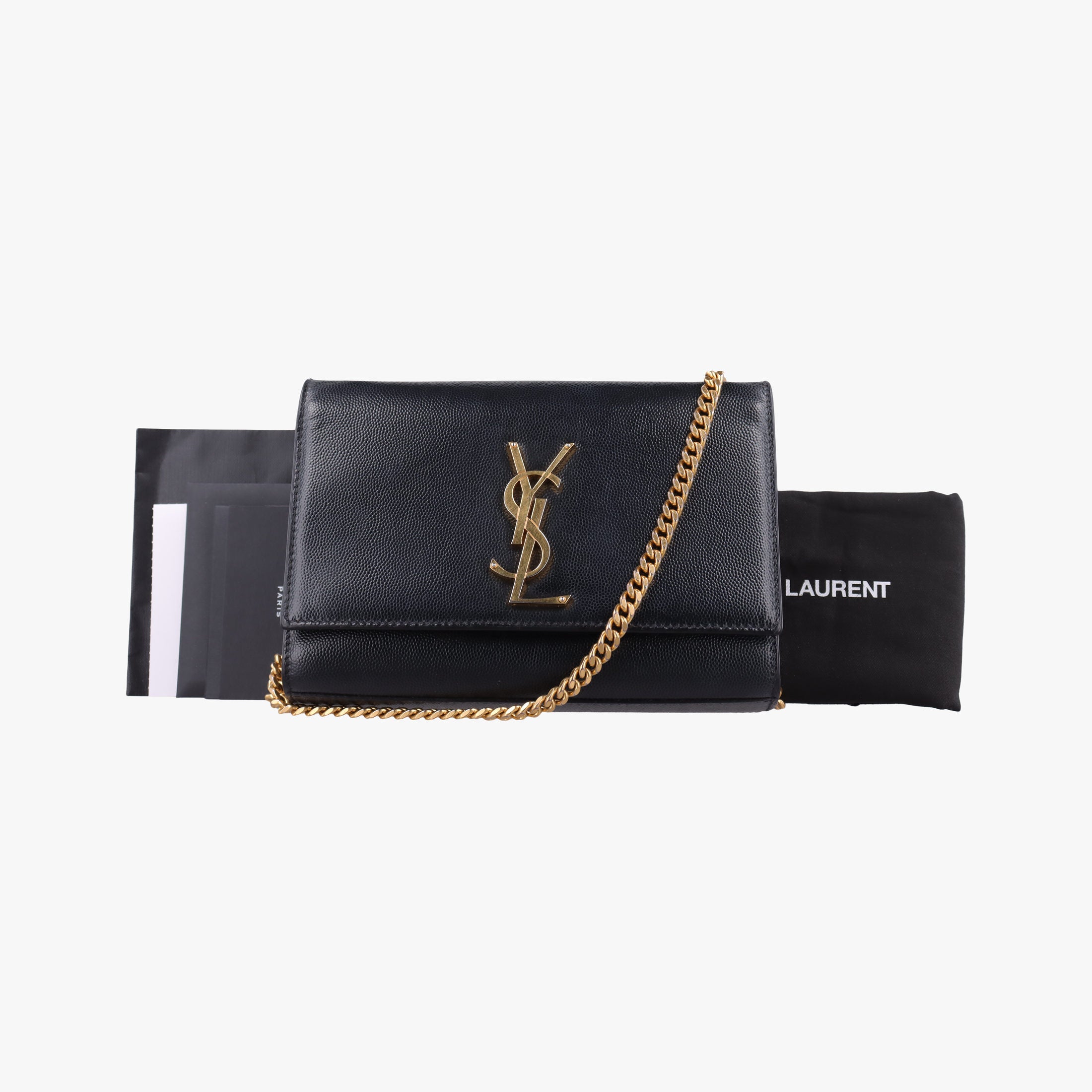 KATE Black Leather 469390 YSL469390.0721ケイト ブラック レザー 469390 YSL469390.0721