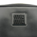 Logo belt Black leather DNP104ロゴベルト ブラック レザー DNP104