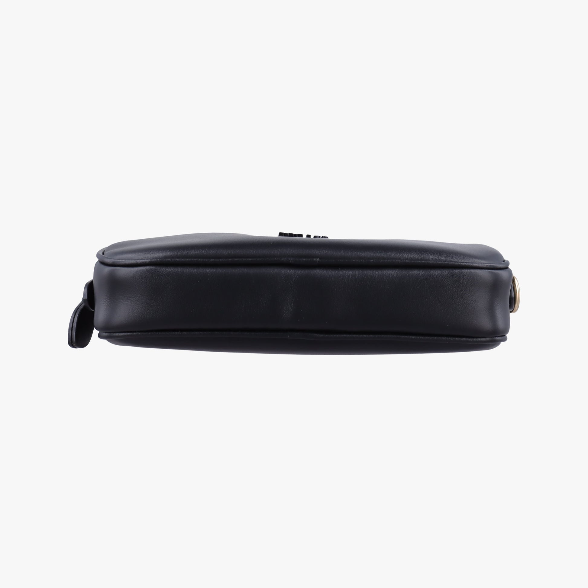 Logo belt Black leather DNP104ロゴベルト ブラック レザー DNP104