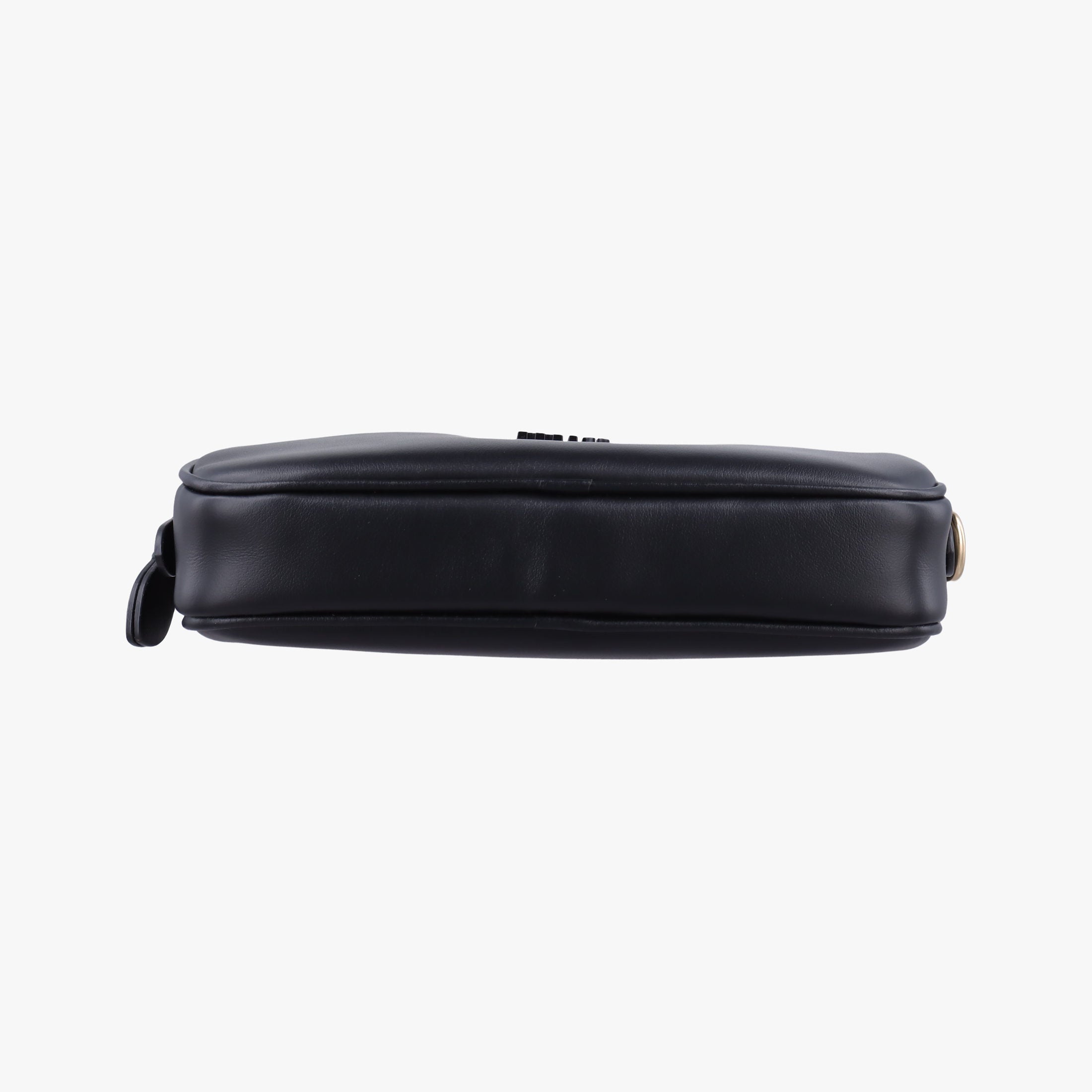 Logo belt Black leather DNP104ロゴベルト ブラック レザー DNP104