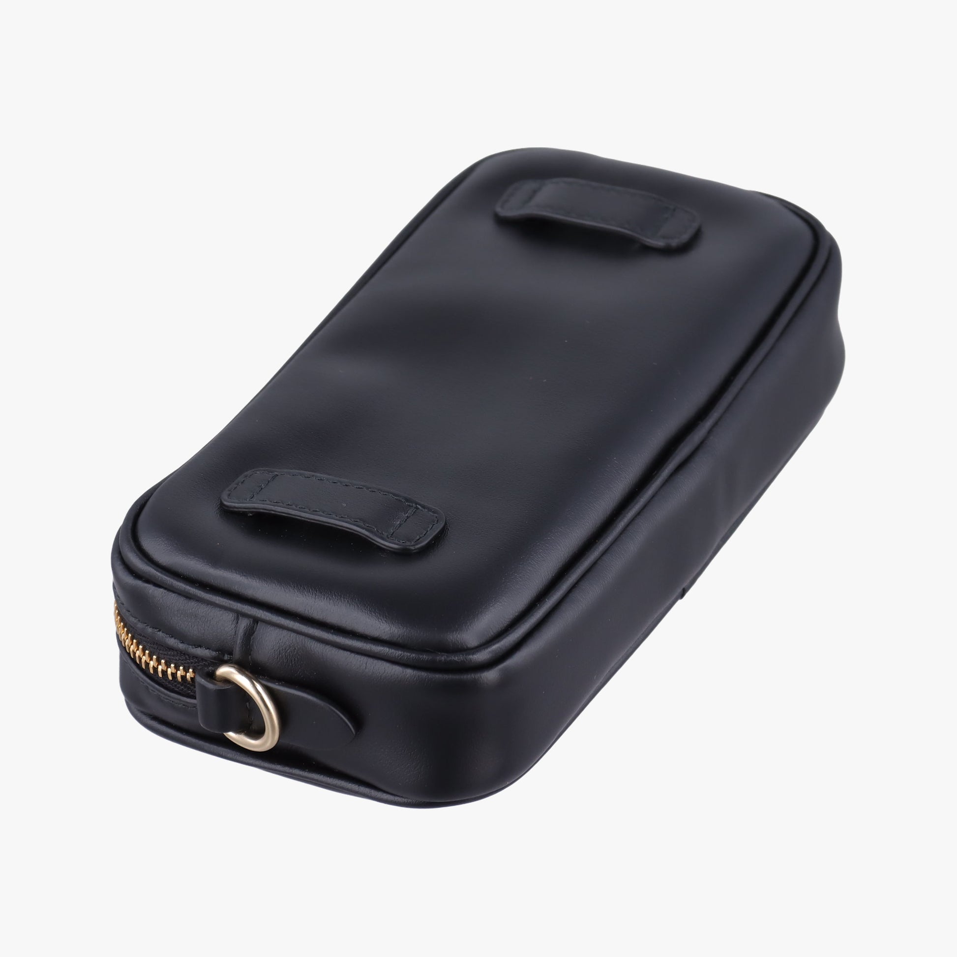 Logo belt Black leather DNP104ロゴベルト ブラック レザー DNP104