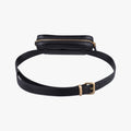 Logo belt Black leather DNP104ロゴベルト ブラック レザー DNP104