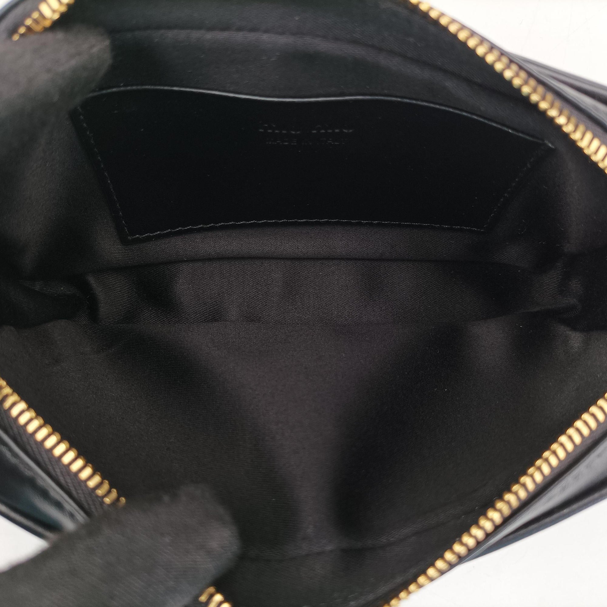 Logo belt Black leather DNP104ロゴベルト ブラック レザー DNP104