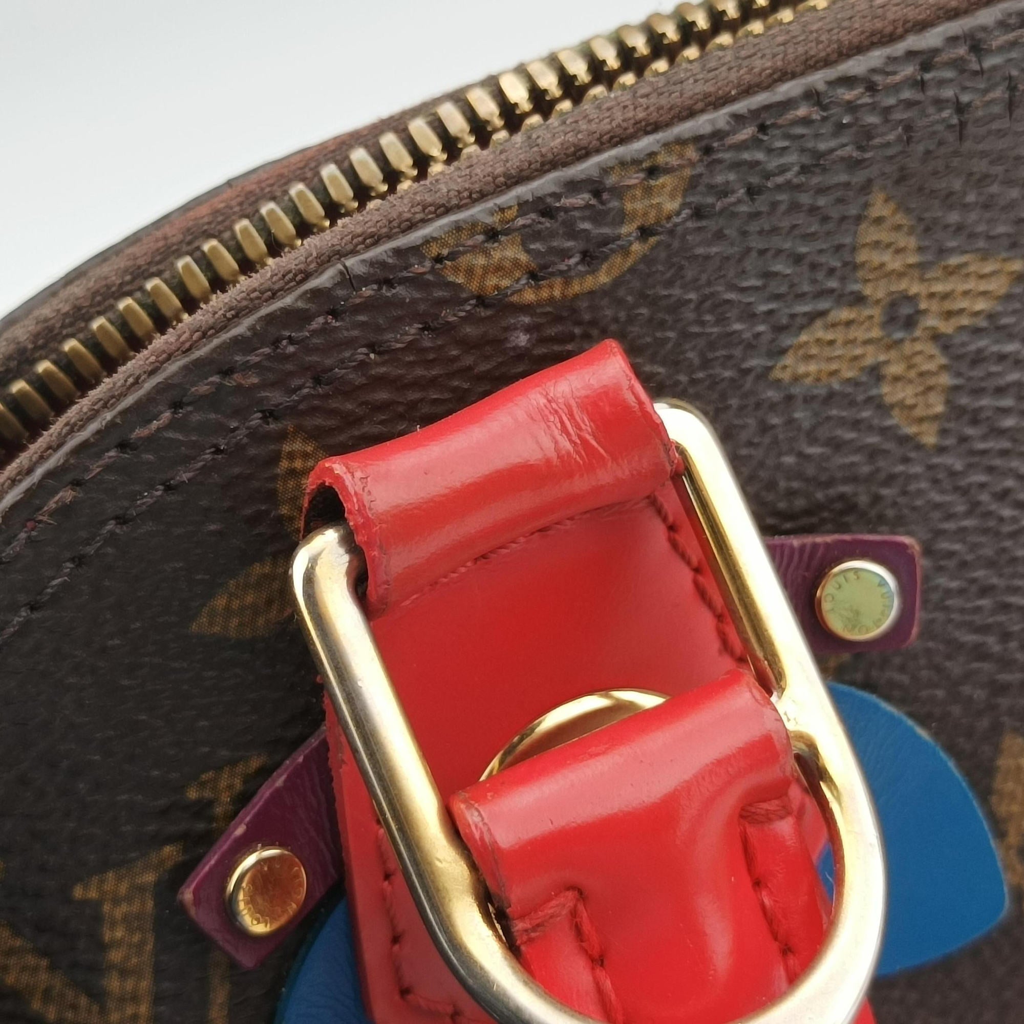 Alma BB　 Brown×Flamingo Monogram Canvas aMonogram Totem M41659 SN2165アルマBB モノグラム/ブラウン×フラミンゴ モノグラムキャンバス×モノグラム トーテム M41659 SN2165