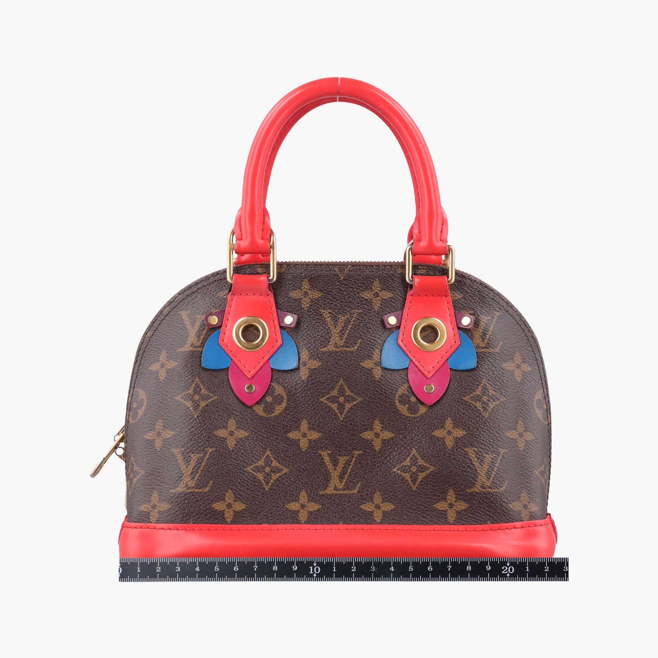 Alma BB　 Brown×Flamingo Monogram Canvas aMonogram Totem M41659 SN2165アルマBB モノグラム/ブラウン×フラミンゴ モノグラムキャンバス×モノグラム トーテム M41659 SN2165