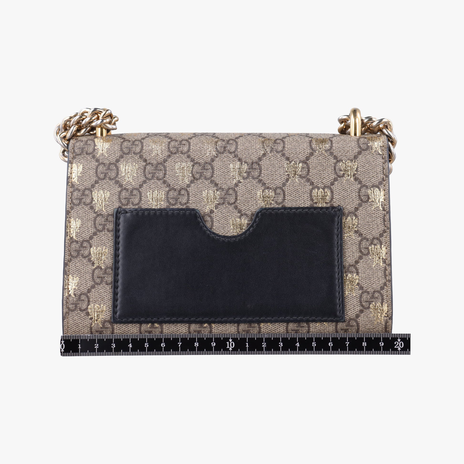 Padlock Beige x Black PVC coated canvas x leather 409487 D031718325パドロック ベージュxブラック PVCコーティングキャンバスxレザー 409487 D031718325