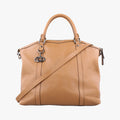 GG Charm Top Handle Camel Leather 339551 E019604223GGチャーム トップ ハンドル キャメル レザー 339551 E019604223