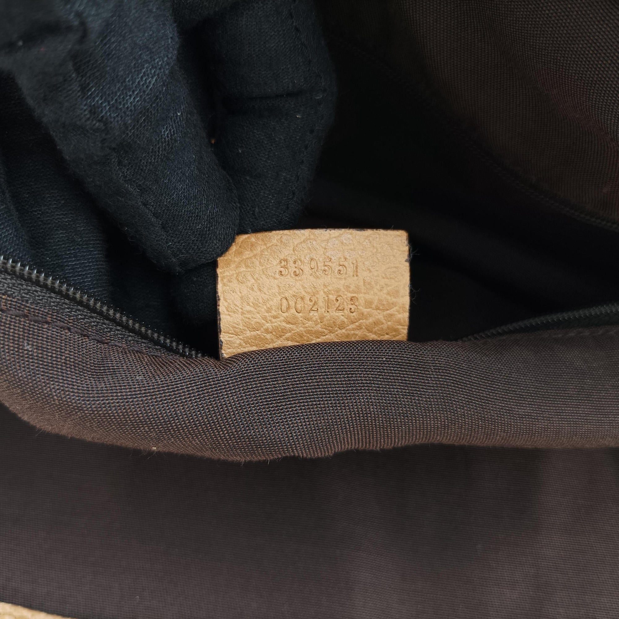 GG Charm Top Handle Camel Leather 339551 E019604223GGチャーム トップ ハンドル キャメル レザー 339551 E019604223