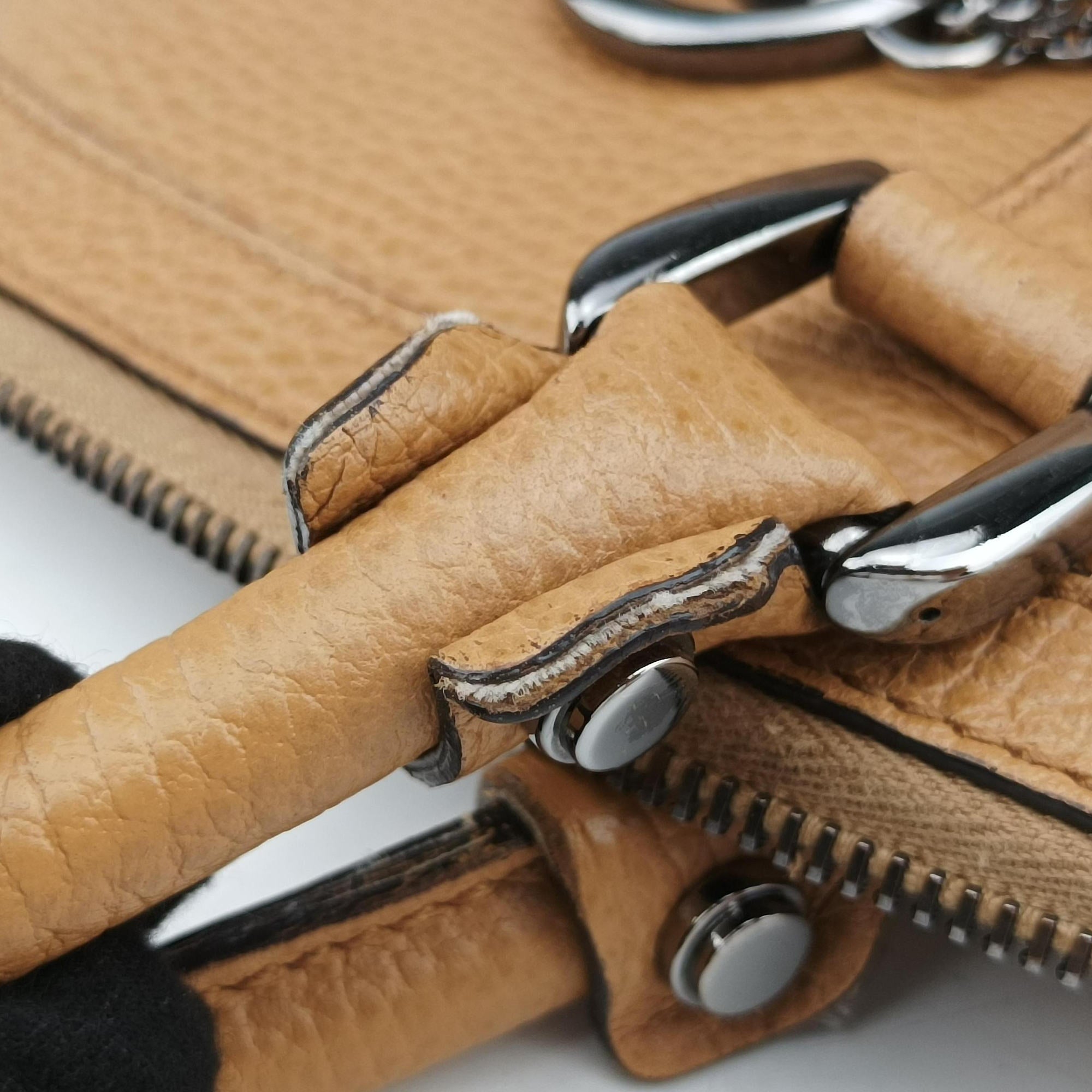 GG Charm Top Handle Camel Leather 339551 E019604223GGチャーム トップ ハンドル キャメル レザー 339551 E019604223