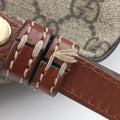 GG Blooms Brown PVC coated canvas 429147 G019926474GGブルームス ブラウン PVCコーティングキャンバス 429147 G019926474