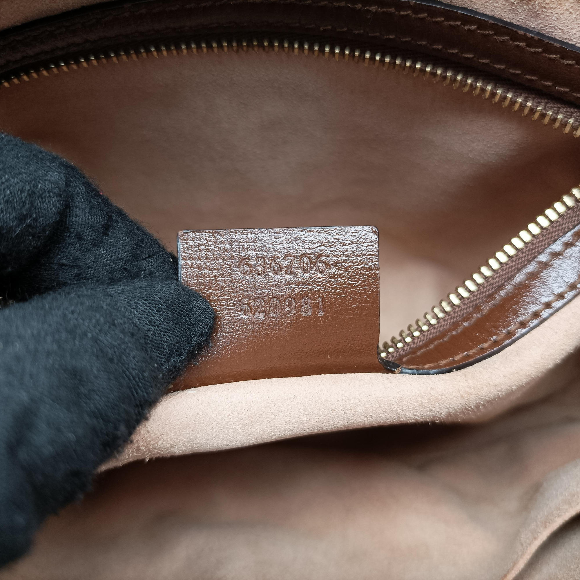 Jackie 1961 GG Supreme brown x beige x multicolor PVC coated canvas×Leather 636706 C033772833ジャッキー 1961 GGスプリーム ブラウン×ベージュ×マルチ PVCコーティングキャンバス×レザー 636706 C033772833