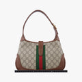 Jackie 1961 GG Supreme brown x beige x multicolor PVC coated canvas×Leather 636706 C033772833ジャッキー 1961 GGスプリーム ブラウン×ベージュ×マルチ PVCコーティングキャンバス×レザー 636706 C033772833