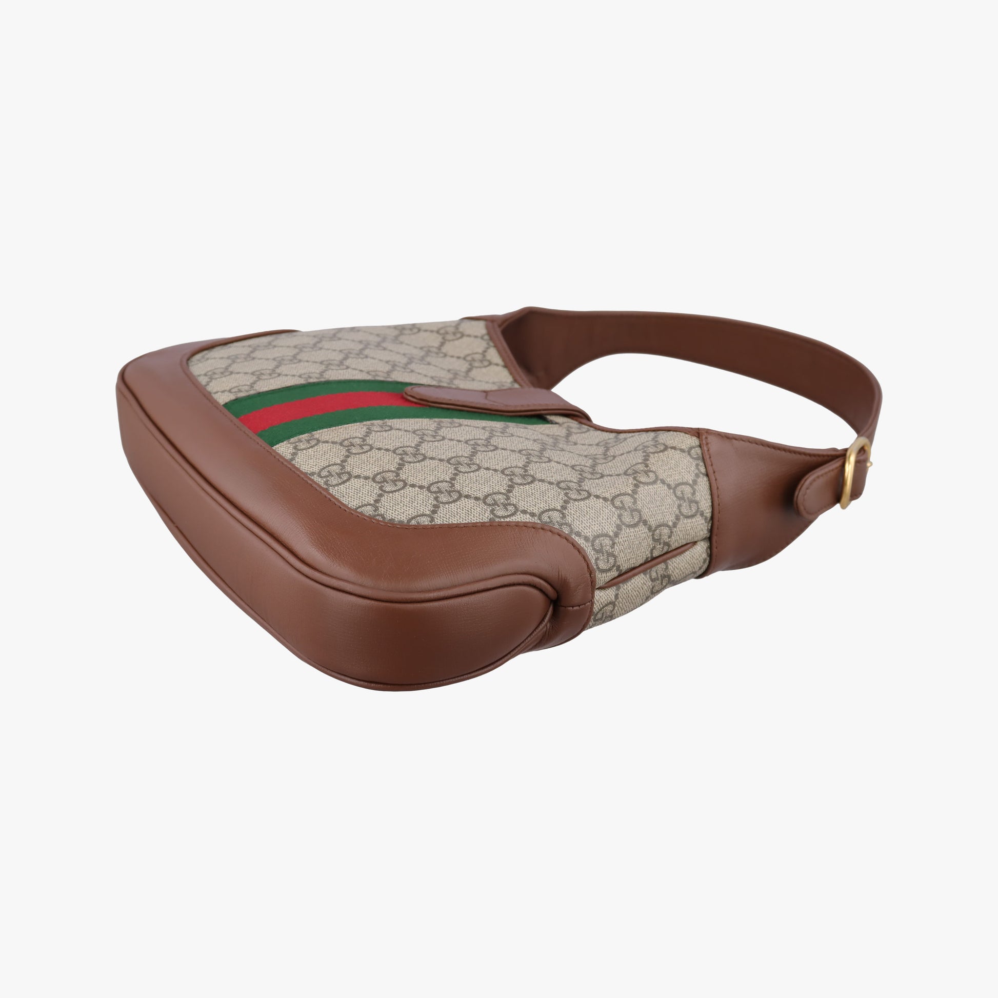 Jackie 1961 GG Supreme brown x beige x multicolor PVC coated canvas×Leather 636706 C033772833ジャッキー 1961 GGスプリーム ブラウン×ベージュ×マルチ PVCコーティングキャンバス×レザー 636706 C033772833