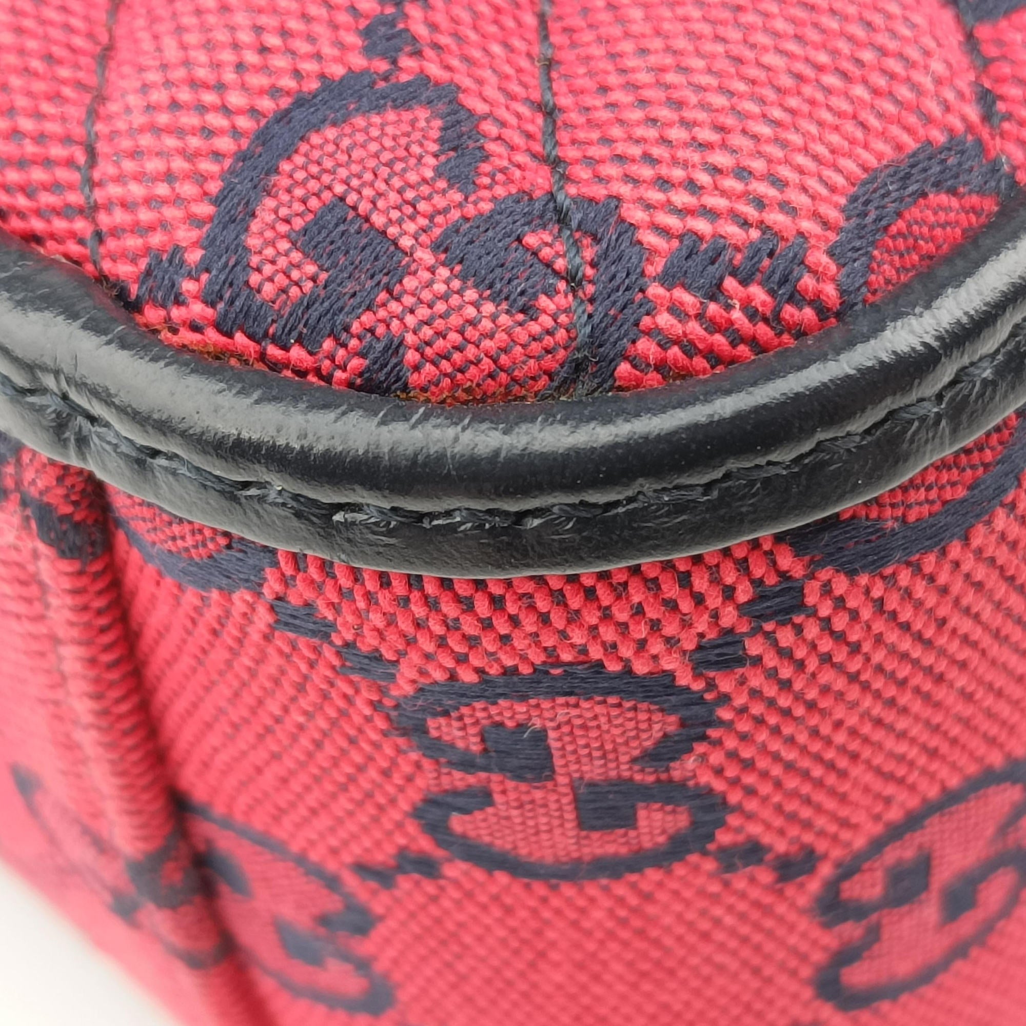 GG Marmont Red×Black canvas 583571 F034476866GGマーモント レッド×ブラック キャンバス 583571 F034476866