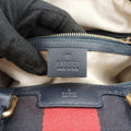 Sherry Line Navy×red×beige canvas×leather 247205 F010191317シェリーライン ネイビー×レッド×ベージュ キャンバス×レザー 247205 F010191317