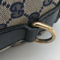 Sherry Line Navy×red×beige canvas×leather 247205 F010191317シェリーライン ネイビー×レッド×ベージュ キャンバス×レザー 247205 F010191317