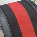 Sherry Line Navy×red×beige canvas×leather 247205 F010191317シェリーライン ネイビー×レッド×ベージュ キャンバス×レザー 247205 F010191317