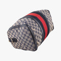 Sherry Line Navy×red×beige canvas×leather 247205 F010191317シェリーライン ネイビー×レッド×ベージュ キャンバス×レザー 247205 F010191317