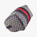 Sherry Line Navy×red×beige canvas×leather 247205 F010191317シェリーライン ネイビー×レッド×ベージュ キャンバス×レザー 247205 F010191317