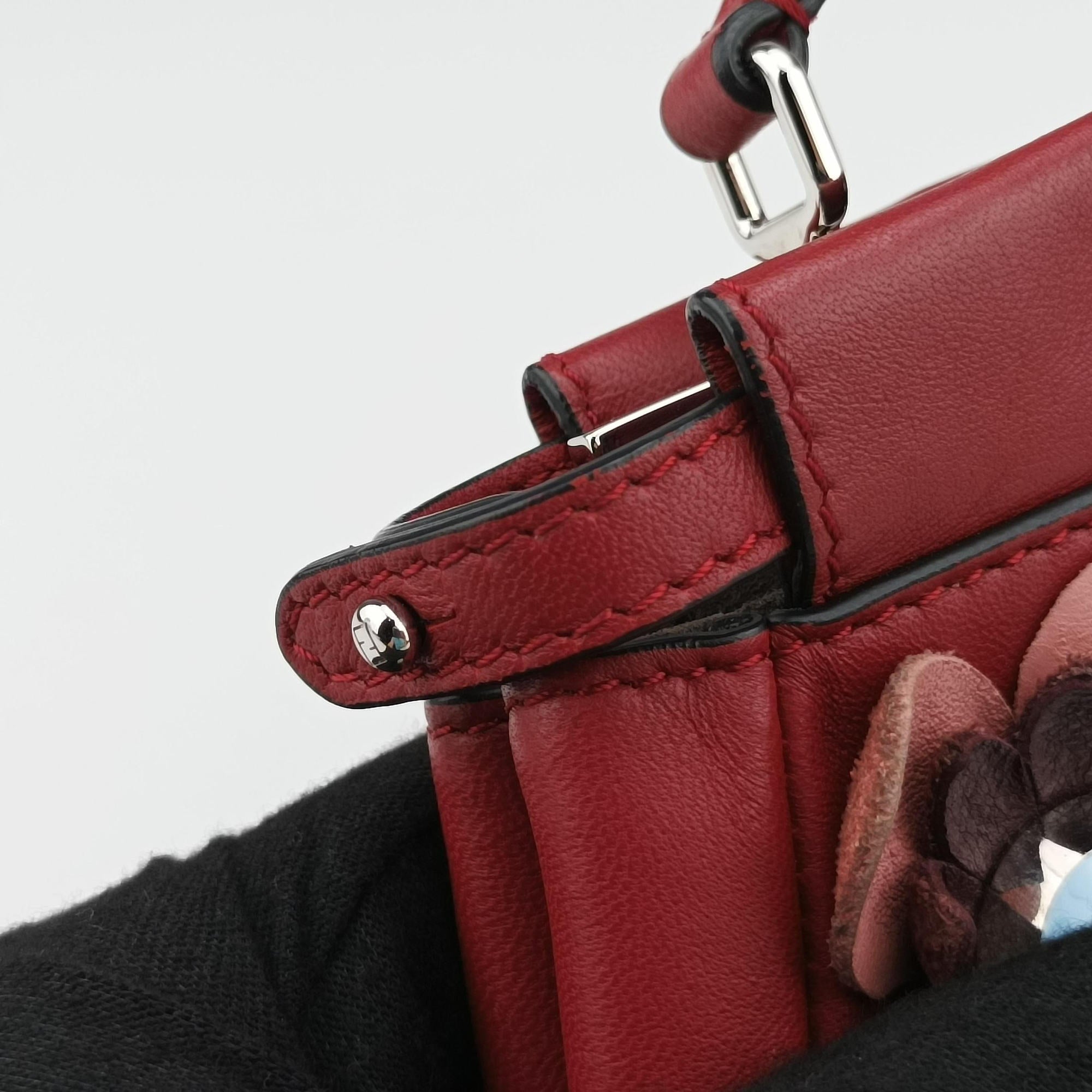 Micro Peekaboo Red×multi lambskin 8M0355 8M0355-87M-169-3355マイクロピーカブー レッド×マルチ ラムスキン 8M0355 8M0355-87M-169-3355