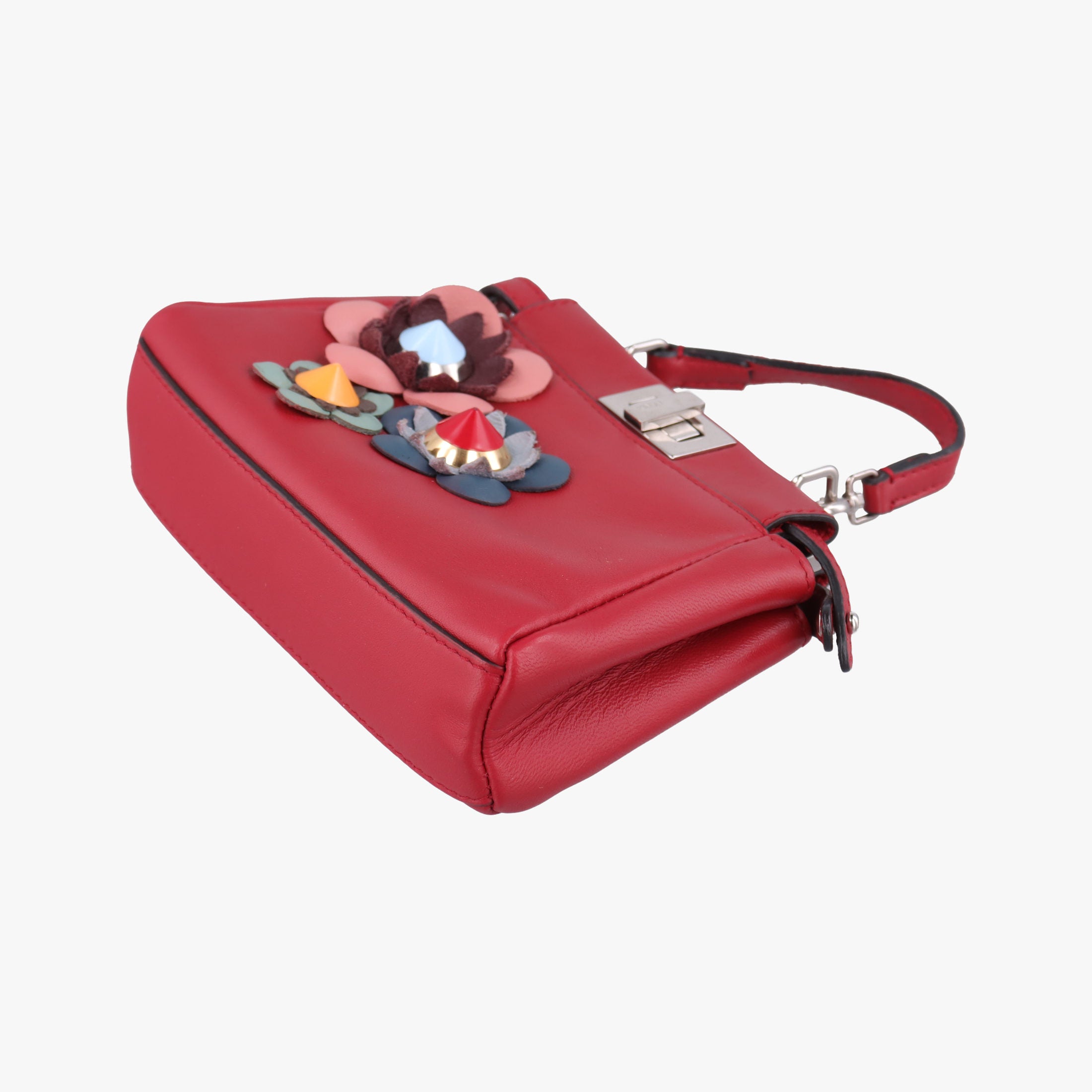 Micro Peekaboo Red×multi lambskin 8M0355 8M0355-87M-169-3355マイクロピーカブー レッド×マルチ ラムスキン 8M0355 8M0355-87M-169-3355