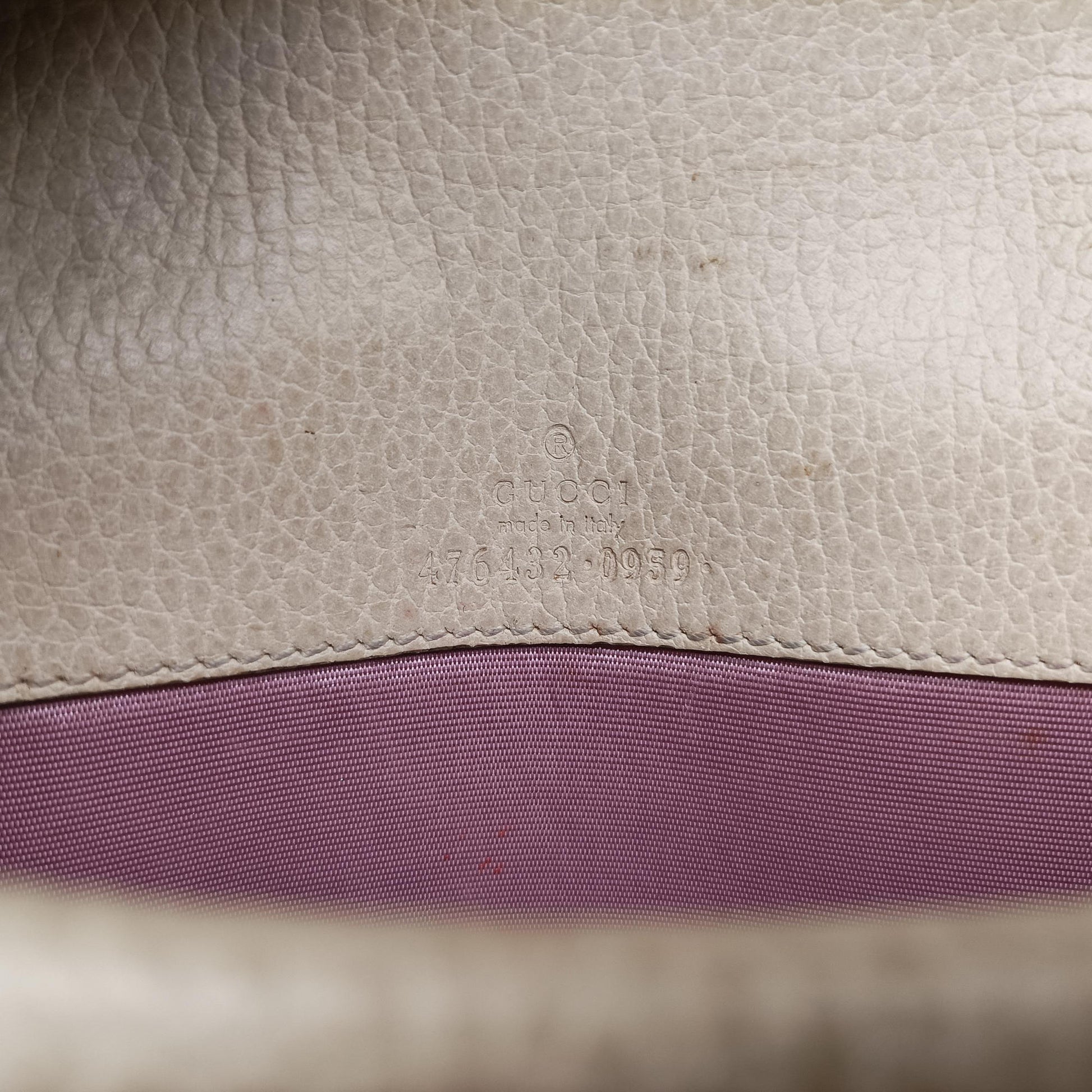 Dionysus White Leather 476432 ディオニュソス ホワイト レザー 476432 